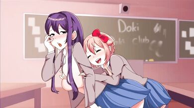 "Yuri Sayori Boob Job (KT Edit) ~ BigDarkPP"