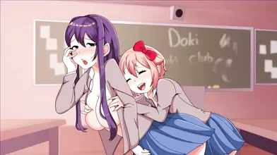"Yuri Sayori Boob Job (KT Edit) ~ BigDarkPP"