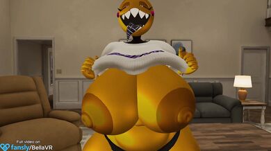 "Sexy Doll with Huge Tits Bounces in Hyper-Active Toy Chest"