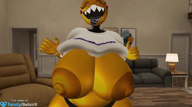 "Sexy Doll with Huge Tits Bounces in Hyper-Active Toy Chest"