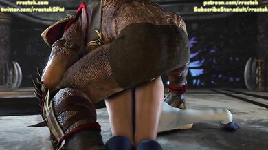 'Broke Power Girl's Virginity: Shao Kahn's Anal Penetration from Behind'