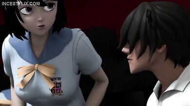 Young girl gets fucked by her step-dad after she caught him watching porn in the middle of the night.