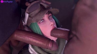 'Ela Bosak Giving Oral Service to a Stranger'
