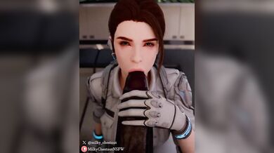 'Haley plays her mind game on a massive black bullseye. [MILKYCHESTNUT-NSFW]'