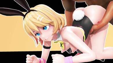 "Infiltrating the Rabbit Hole: A KemKem MMD Adventure with Diamond and Bare Legs"