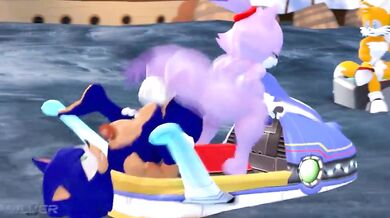 "Midnight Heat: A Blazing Ride on a Jet Ski with Scorching Passion!"