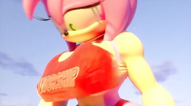 'Mega-Busty Amy in the City: A Sexy Hentai Adventure'