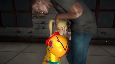 "Invasion of the Fuck Monsters: The Adventures of Samus and Her Dick-Sucking Abilities in a Desolate School Building"