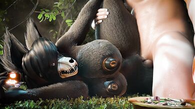 "Jungle Adventure: The Temptress and the Hunter"