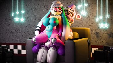 "Tentacle Love with Nebula and Funtime Freddy in HD (BabyMoonART)"