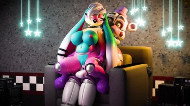"Tentacle Love with Nebula and Funtime Freddy in HD (BabyMoonART)"