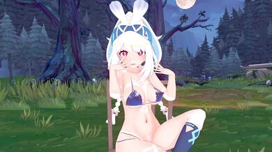 'Blooming in the Garden of Pleasure - Miniature Hentai Adventure with Mualani and Haniwa'