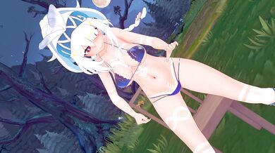 'Blooming in the Garden of Pleasure - Miniature Hentai Adventure with Mualani and Haniwa'