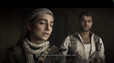 A female soldier named Farah, on a mission to rescue her captured comrades, agrees to perform sexual favors in exchange for military reinforcements.