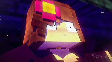 Minecraft's Jenny Belle explores her melancholic side on a hill, as she gets intimate with herself in an unconventional way.