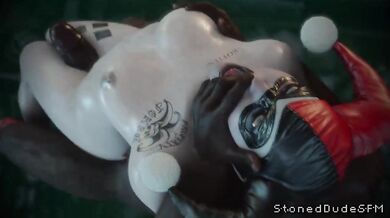 'Massive Booty Assault: Harley Quinn Thigh-Fucked by the Justice League'