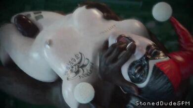 'Massive Booty Assault: Harley Quinn Thigh-Fucked by the Justice League'