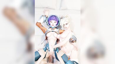 '"Watch" Over Me: The Thrill of a Threesome with Juno and Mercy (Overwatch)'