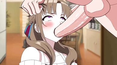 "Big Tit MILF Gets Fucked in the Face by a Giant Beast"