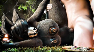 'Voice-activated sex toy malfunctions during intense encounter with horny couple.'