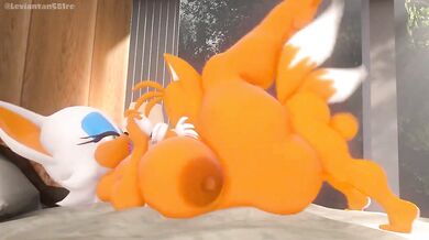 Hentai Rouge and Tail's Adventure in the Red Light District