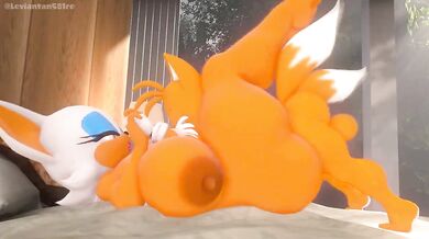 Hentai Rouge and Tail's Adventure in the Red Light District