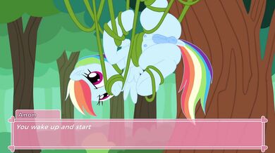 'Bedtime Stories for Little Ponies - Rainbow Dash and Her Sexy Sim Wife'