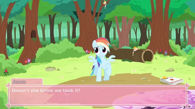 'Bedtime Stories for Little Ponies - Rainbow Dash and Her Sexy Sim Wife'