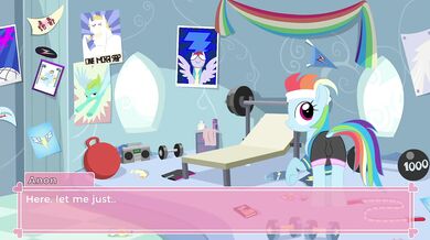 "My Little Rainbow Dash, a Hentai Simulation Adventure!"