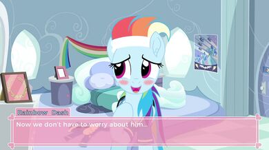 "My Little Rainbow Dash, a Hentai Simulation Adventure!"