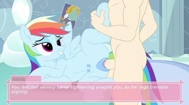 "My Little Rainbow Dash, a Hentai Simulation Adventure!"