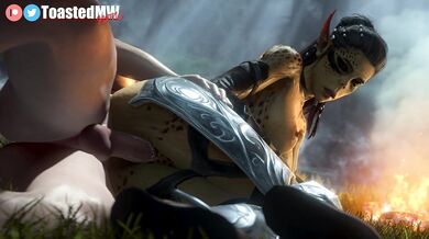 "The Buttered Buns and Lube Lounge: A Tasteful Romp with Lae'zel's Side F*ck (ToastedMW)"