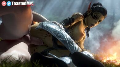 "The Buttered Buns and Lube Lounge: A Tasteful Romp with Lae'zel's Side F*ck (ToastedMW)"