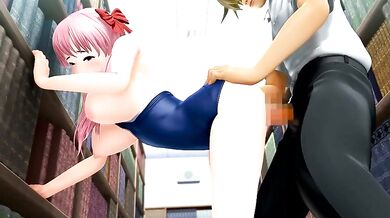 'The Busty Mahjong Angel and Her Naughty Impregnations in School Swimsuits! (School Swimsuit Ver.)'