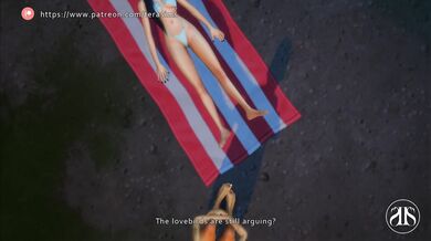 'Sexy young lady is having her pussy torn apart by two massive cocks'