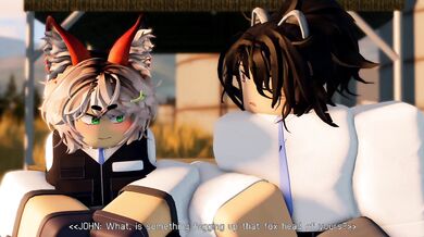 Watch as two Roblox characters engage in a hot and steamy gay sex scene, featuring Takkun the dog getting fucked by another character.