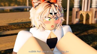 Watch as two Roblox characters engage in a hot and steamy gay sex scene, featuring Takkun the dog getting fucked by another character.