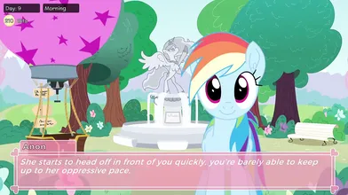 Rainbow Dash's fantasy waifu simulator with pony action!
