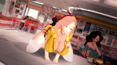"Riding the Dildo with a Vengeance!"