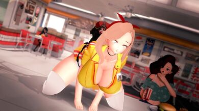 "Riding the Dildo with a Vengeance!"