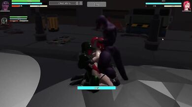 'Bionic Lizards vs. AI Love Doll in Purple Heaven'