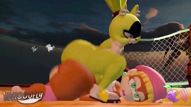 "Busty MILF Dixie gets pounded by her young neighbor, Surge."