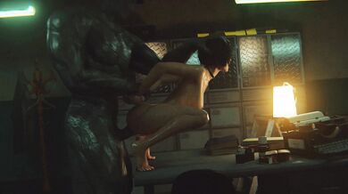 "Ada Wong and Mr. X f*cking in Vulcan Suit"