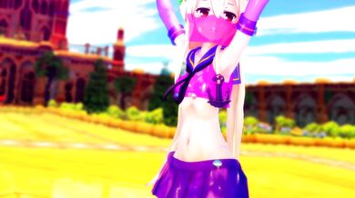 "Lady Shimakaze and Avra K'Davarah's Sultry Sexcapade in the Mushroom Kingdom [MMD R15] by Hamselvish"