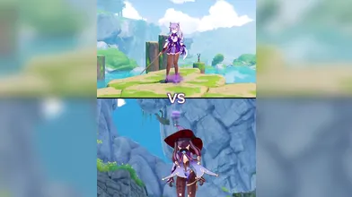 "The Battle of the Nerdy Sluts: Keqing vs Mona!!"