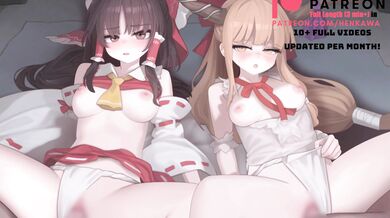 "The Adventures of Reimu, Ibuki and Suika in the Hakurei Shrine: A Touhou Hentai Porn Video"