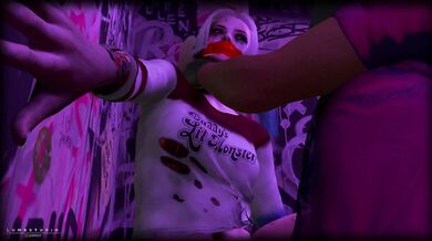"Harley Quinn Gets Caught in a BDSM Web by LumbeStudios"