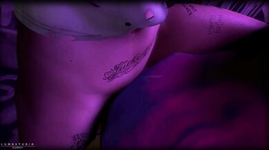 "Harley Quinn Gets Caught in a BDSM Web by LumbeStudios"