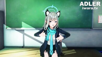 "My Friends, Suna and Shiro, Get Dirty with Me: Serika Blue Archive [ADLER]"