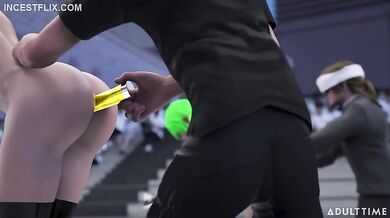 'Sexy Schoolgirl Takes a Secret Lovers Lunch Break'